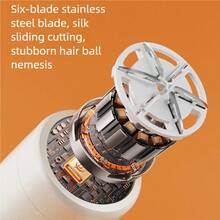 OBOVAY Rechargeable Fabric Hair Remover: Portable & USB Powered Hairball Trimmer For Home Pilling Clip Sweater Shaver & Wool Pilling Garment Removal,300mAh