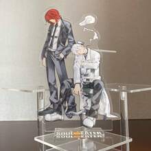 动漫噬魂者 15 厘米亚克力人物黑星，儿童站立模型支架桌面装饰礼物