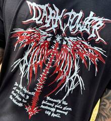 T-Shirt Men's Punk Streetwear Shirt 100% Cotton - Negro - Ver 6