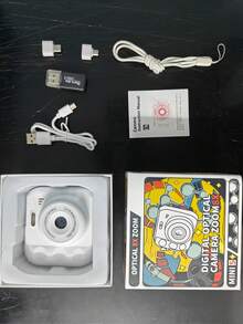 Student Favorite HD Dual-Camera Digital Compact Camera, Capturing Wonderful Moments With 48 Million Ultra-Clear Pixels, Complete With Video Recording & Playback Functions. - White - View 11