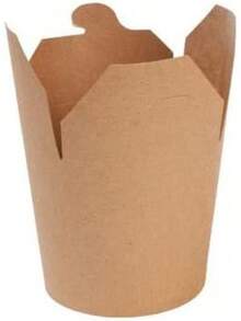 PAPELITHO SIR| Vasos Blancos Biodegradables para Comida China, 26 oz (750 ml) cada - cafetería - Ver 4