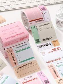 120 Stücke Farbverlauf Haftnotizen, vollständig klebende Notizblöcke, geeignet als Geschenk, für Büro, Zuhause, Beschriftung, Etiketten, Klassenzimmer, Unterhaltungsspielzeug, Schülerplaner, kreative vintage Dekorationssticker