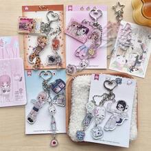 Acrylic Pendant, Bag, Phone, Key Chain, Hanging Chain, Accessory, Planner DIY, Original Character, Y2K Style Charm - Multicolor - View 5