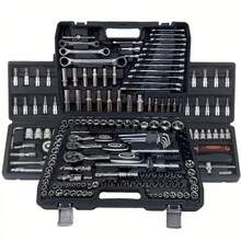 46pcs Socket Wrench Set, Quick Ratchet Wrench, Screwdriver Tool Box Kit, Car, Bicycle, Motorcycle Repair Hardware Tools, Home DIY Toolbox, Multi-Function Toolbox, Durable With Storage Box, Portable, Suitable For Various Occasions - Multicolor - View 2