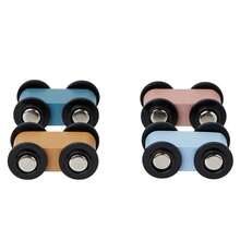 Jogo Torre de Carrinhos Cloudy +3 Anos Estimula a Coordenação Motora Interativo 4 Andares Buba