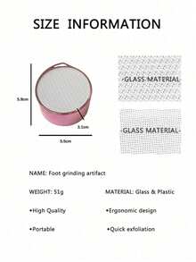 1 Hair Removal Device, Foot Calluses Remover, Arm, Leg, And Heel Hair Removal Device - Fast, Reusable, Washable, Portable Hair Removal Device