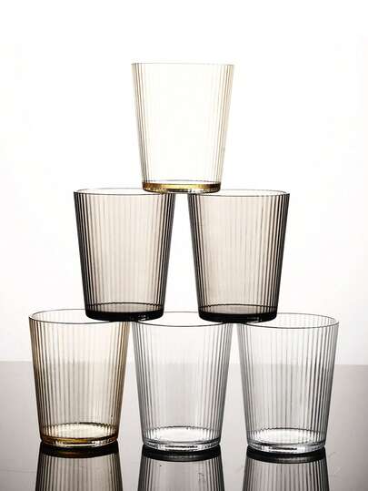 270毫升可重复使用亚克力塑料耐热水杯、啤酒杯、酒吧、餐厅用牢不可破的杯子