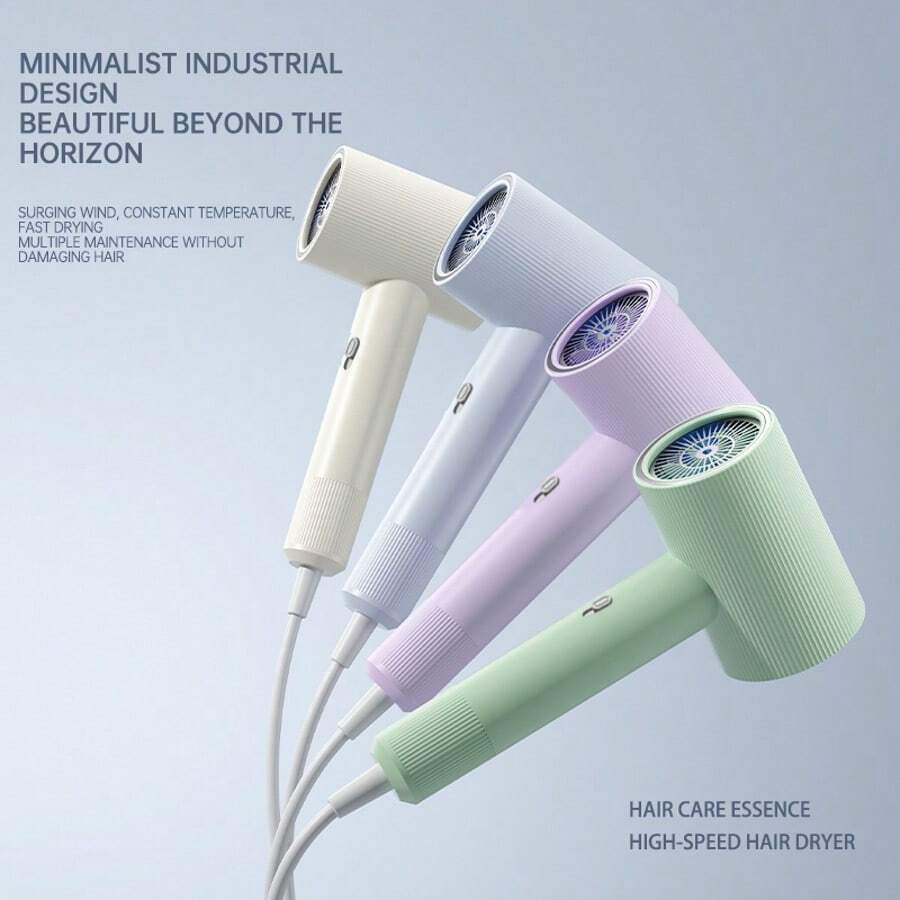 OBOVAY 1 件便携式负离子吹风机 1750-2100W 快速干燥专业旅行负离子护发 - 英規插(220-240V) - 查看 1