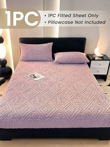 1 Stück Taft Spannbettlaken, Betttuch, Bettwäsche, Spannbetttücher, einfarbige Matratzenbezüge, weich-bequemer warmer Matratzenschoner, hautfreundliche Betttücher, verstärkte Herbst- und Winter-Bettwäsche, moderne Spannbetttuchstoff für Schlafzimmer, für Queen, King, Twin, Full ohne Kissenbezüge