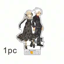 动漫噬魂者 15 厘米亚克力人物黑星，儿童站立模型支架桌面装饰礼物