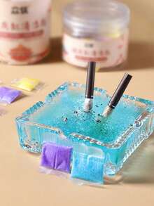 1-8 Posacenere in ceramica con numeri da biliardo - Design a fessura durevole, 8 articoli per feste a tema adatti per bar, sala giochi, lounge - Idea regalo ideale per uomini e appassionati di biliardo - Multicolore - Visualizzare 10