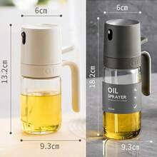 Premium Glass Oil Sprayer Bottle - 8.5oz/250ml Capacity, Easy-To-Use Mister For Cooking, Baking, Salad Making, BBQ, Air Fryer - Kitchen Essential Gadgets And Accessories For Healthy Cooking, Mess-Free Oil Dispenser, 1pc - Default - View 18