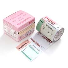 120 Stücke Farbverlauf Haftnotizen, vollständig klebende Notizblöcke, geeignet als Geschenk, für Büro, Zuhause, Beschriftung, Etiketten, Klassenzimmer, Unterhaltungsspielzeug, Schülerplaner, kreative vintage Dekorationssticker