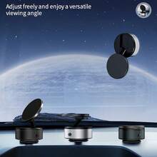 Easy One-Touch Operation | Strong Suction & Magnetic Mount | Electric Vacuum Suction Phone Holder For Car Navigation 100mAh Battery