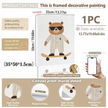 1 件装裱/帆布墙画，儿童房墙面装饰画，墙面装饰套装，儿童房装饰，游戏室艺术，儿童房艺术，男孩房艺术，教室艺术，家居装饰，装裱墙画，装裱墙面装饰，房间装饰，家居装饰，墙面装饰 - 彩色 - 查看 16