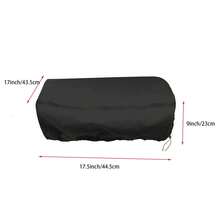 1pc Grill Cover For Blackstone 17 Inch 22 Inch Tabletop Griddle Without Hood Or With Hood , Griddle Accessories For Blackstone Windproof, Propane Cylinder Can Be Covered (Cover Only)