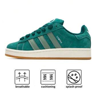 Adidas Originals Tênis Casuais Leves de Cano Baixo CAMPUS 00s para Homens e Mulheres, Uso Diário, Viagem, Esportes JH8794