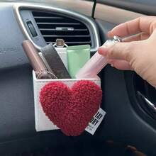 Heart-Shaped Air Vent Storage Box, Car Interior Air Vent Organizer, Car Accessories Storage Bag, Cute Phone Holder