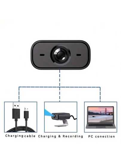 1pc Mini Spy Stealth Surveillance Camera Motion Detection Night Vision 1080P HD, Indoor Monitoring Of Pets/Children/Nannies, Application Control, Convenient Installation, No Battery Required. view 6