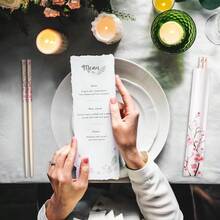 New 50 Pairs Cherry Blossom Chopsticks Bulk With Sleeved Blue Flower Disposable  Eucalyptus Chopsticks Wedding Favors Chinese Japanese Food Supply For Takeout Picnic Cherry