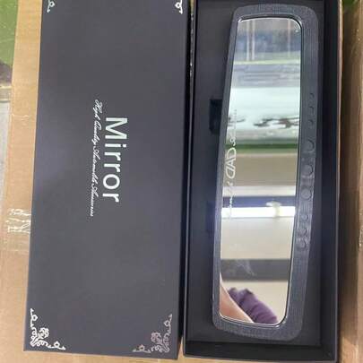 Specchietto retrovisore per auto decorato con cristalli premium, specchietto retrovisore per auto con decorazione in cristalli, accessori per interni auto