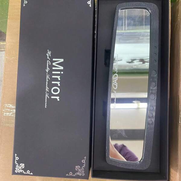 Espejo retrovisor de coche decorado con cristales de Rhinestone, espejo retrovisor de coche con decoración de cristales de Rhinestone, accesorios de interior de coche