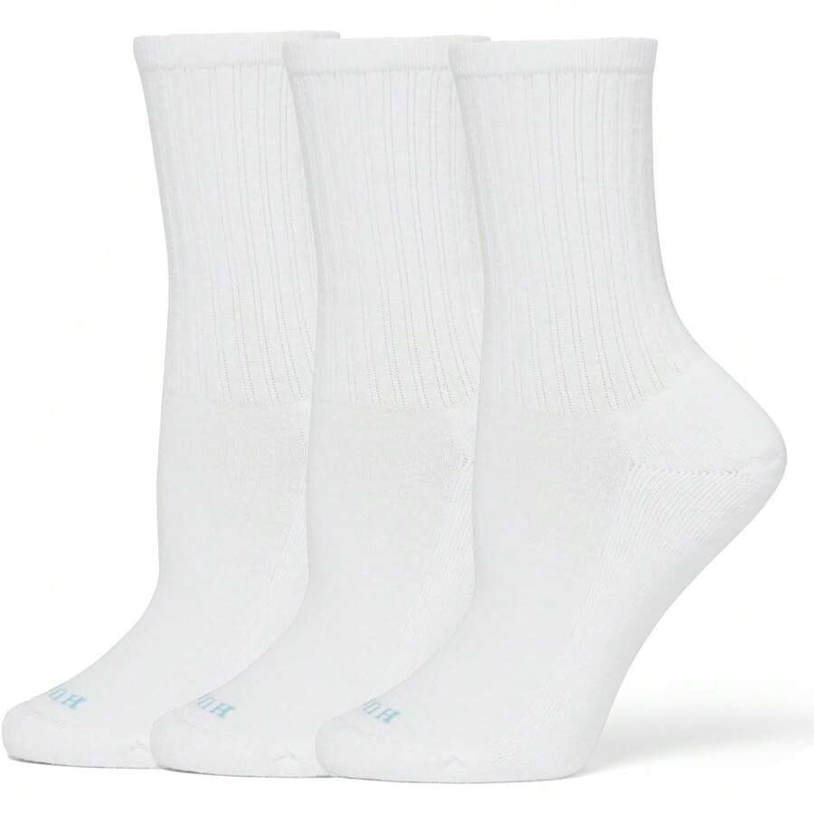 Calcetines HUE Cushion Crew, paquete de 3 pares, calcetines para mujer - Feliz cumpleaños - Ver 1