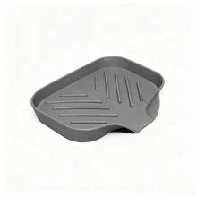 Silicone Soap Dish With Drainage Function, Anti-Slip Rectangular Soap Holder Tray For Bathroom And Washbasin, Travel Portable Soap Box With Anti-Slip Bottom Design, Simple Design, Easy To Match, Suitable For Most Decoration Styles