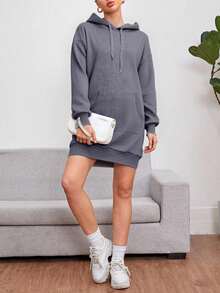 Women Sweatshirts - Dark Grey - View 3