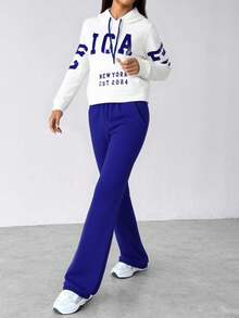 Women Two-Piece Outfits - Blue - View 2