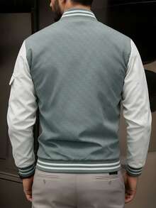 男士薄款棒球服外套，男士新款休闲夹克，春秋季男士上衣