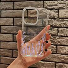Teléfono Púrpura Cristo Citas Estéticas Minimalista Agujero Grande Transparente 17 16 15 14 13 12 Pro/17 16 15 14 Plus 13 12 11 Pro/X/Xs A Prueba de Golpes Duro Unisex Vacaciones Cumpleaños - transparente - Ver 5