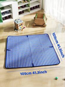 1 件装婴儿高脚椅下防溅垫，带 PE 背衬的防水防溢垫，可洗餐垫，适合幼儿进食、玩耍、艺术和手工