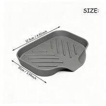 Silicone Soap Dish With Drainage Function, Anti-Slip Rectangular Soap Holder Tray For Bathroom And Washbasin, Travel Portable Soap Box With Anti-Slip Bottom Design, Simple Design, Easy To Match, Suitable For Most Decoration Styles