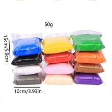 [50g/500g Ultra-leichter Ton] 36-Farben Ultra-leichter Ton Set DIY Modellierton mit Schnitzwerkzeugen, weich und ultra-leicht, einfach zu verwenden, perfekt zum Formen, Handarbeiten, DIY-Projekten, ein hervorragendes Geschenk zu Geburtstagen/Weihnachten.