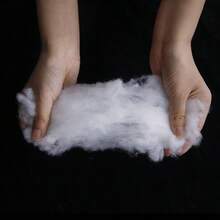 1.1 Lbs (500g) Premium Polyfill Stuffing, Fluffy Washable Craft Filling For Pillows, Stuffed Animals, DIY Crafts & Home Decor Cushions, Soft Cushion Stuffing Material - White - View 3