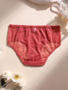 Calcinha feminina sexy de renda com 5 peças - Calcinha sem costura de seda gelada, cintura baixa, macia e respirável para ioga, treino e uso diário - Multicolorido - Ver 9
