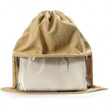 Dust Bags For Handbags Purse Dust Bag For Storage Handbag Covers For Travel Storage Handbag Organizer With Drawstring Khaki L