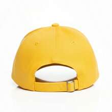 Ny New York Retro Baseball Cap Curved Brim Men's And Women's Adjustment Fit Letter Casual Cotton Embroidered None Summer - 黃色與白色 - 查看 2