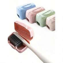 4-Pack Toothbrush Head Covers, Portable Travel Toothbrush Protector, Household Dust-Proof Storage Case For Brush Heads, Outdoor Travel Essentials