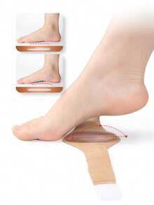 1 Pair Hook And Loop Arch Support Cushions, Comfortable & Soft