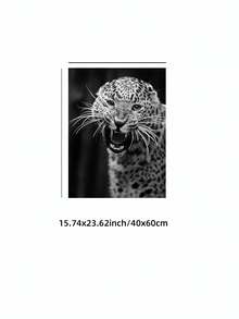 1/3件組無框Y2K黑白藝廊牆面裝飾畫，豹紋圖案，極簡印刷海報，適合宿舍、公寓與臥室房間裝飾，個性化海報 - 彩色 - 查看 17