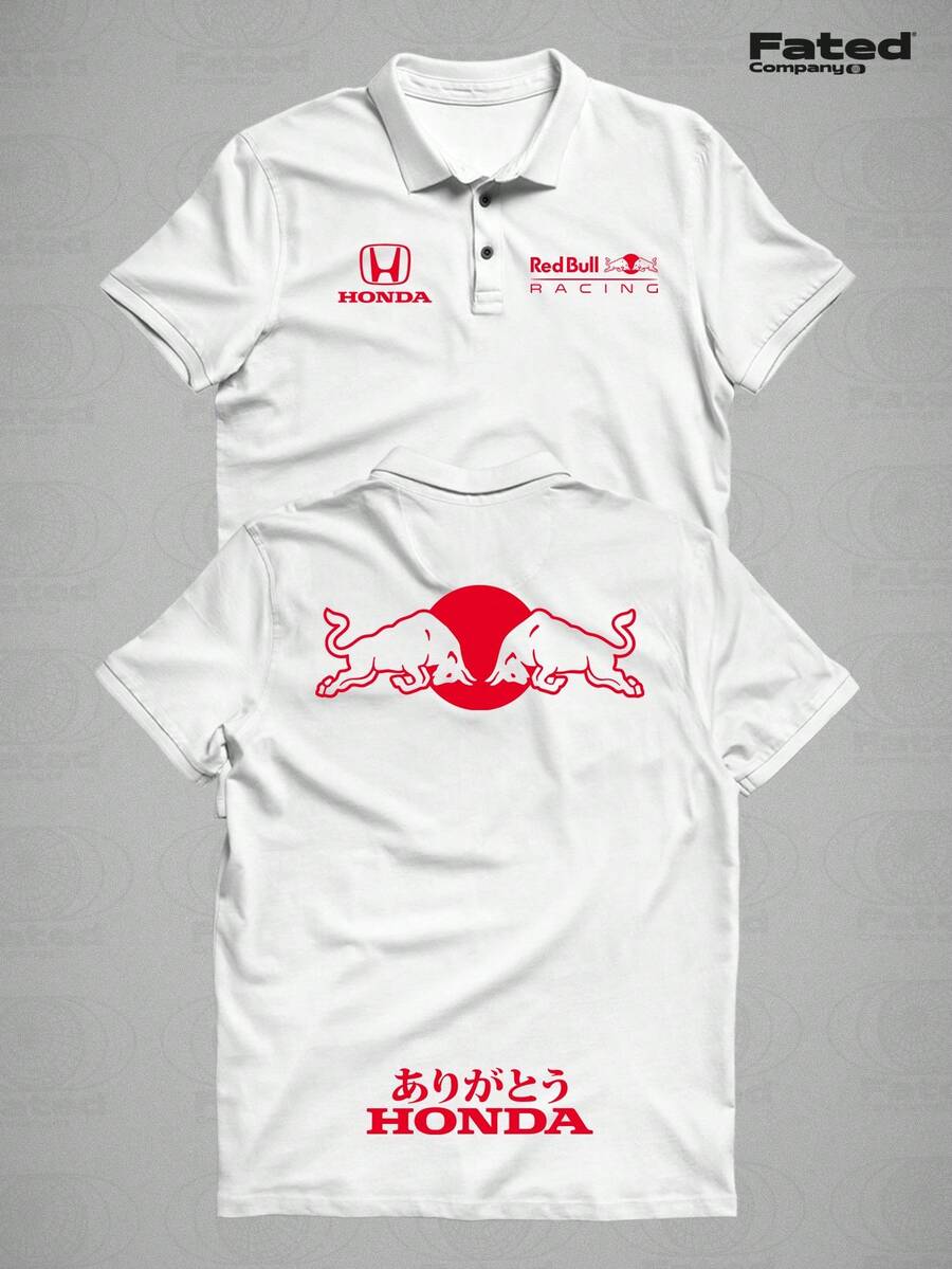 FATED - Premium Polo Shirt F1 Red Bull Türkiye 2021 Unisex - 白色 - 查看 1