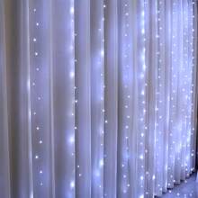 300/200/100 LED Bedroom Curtain Lights, USB Powered, Remote Control - 8 Lighting Modes For Festive And Daily Home Ambiance