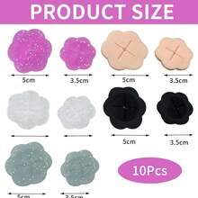 10 Pcs Clip Dress Clips Down-Hidden Back Waist Cincher Ties Clothing The Side Tightener Rings No Show For Dresses, T-Shirts, Women Clothing Fashion Accessorieshalloween - 1 - Xem 2