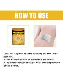 6 piezas, 4 piezas, 2 piezas Calentadores desechables de manos/pies/dedos de los pies, Almohadillas de calentamiento instantáneo, Varillas de calentamiento corporal autoadhesivas universales, Parches de calentamiento de larga duración, Mantiene las manos y los pies calientes, Calentamiento efectivo de 10 horas, Activado por aire, Inodoro, Ingredientes naturales, Parches de autocalentamiento, Regalos de Navidad, Calentadores de manos, Regalos para hombres, Rellenos de calcetines, Calentadores de manos recargables