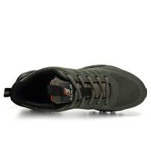 baasploa 男士网面透气运动鞋、训练鞋、跑步鞋、防滑户外鞋、网球鞋、步行鞋、休闲鞋、时尚设计品牌男士运动鞋 - 灰色 - 查看 7