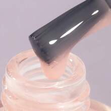 Xioimy 12ml Pink Nail Hardener, Decorative Manicure, Natural Transparent Pink Enhancing Glossy