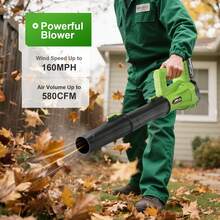 Cordless Leaf Blower 20V Electric Blower Cordless Strong, 4.3 List Lightweight Battery Powered Leaf Blower, Suitable For Lawn Care And Courtyard Gap