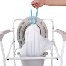 Pack Of 40 Commode Liners With Absorbent Pad Odorless Disposable Bags Universal - Default - View 3